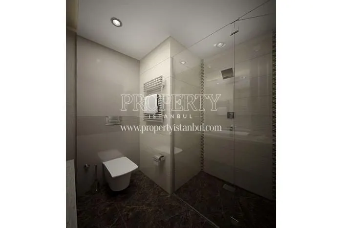 One of the bathrooms in Nidapark Besiktas