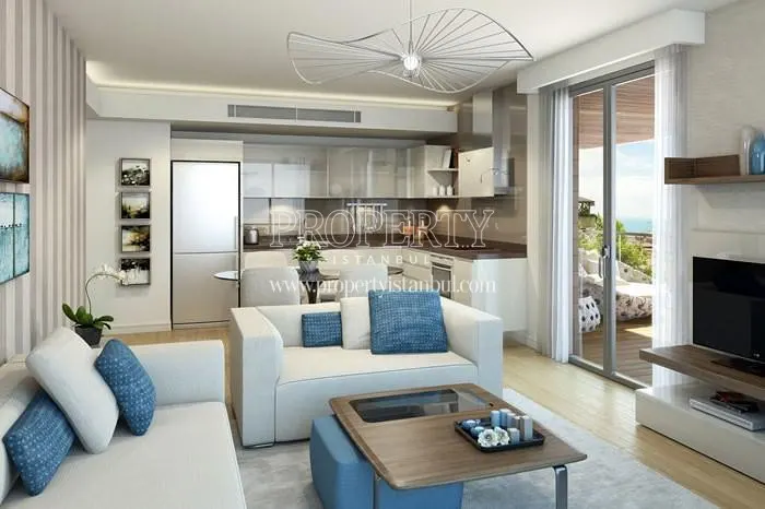 The small apartment with a balcony in Nidapark Besiktas