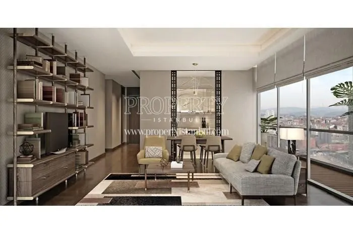 One of the living rooms in Nidapark Bomonti