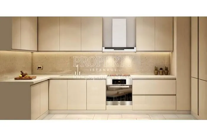 Small kitchen in Nidapark Bomonti