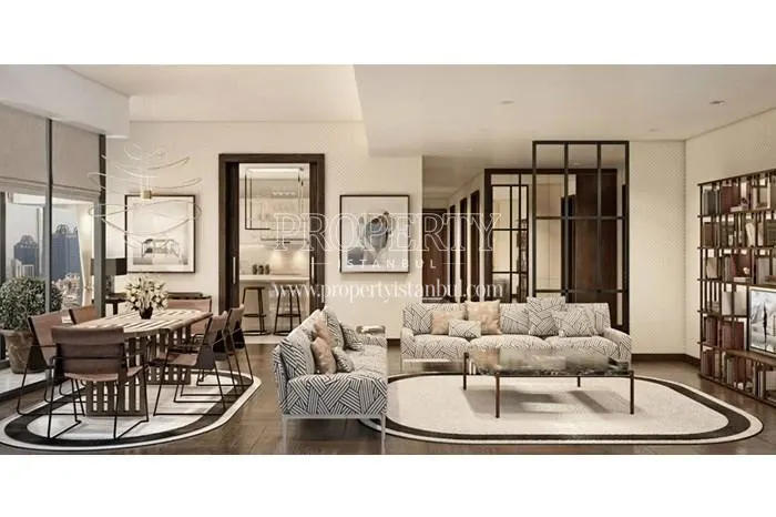 One of the living rooms in Nidapark Bomonti