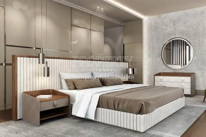 Luxury master bedroom in Nidapark Istinye