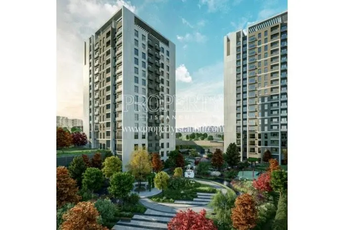 Verdant garden of Nidapark Kayasehir