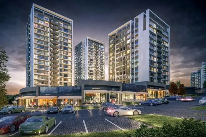 Nidapark Kayasehir project at night