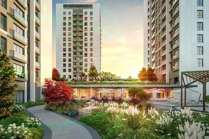 The landscape areas in Nidapark Kayasehir