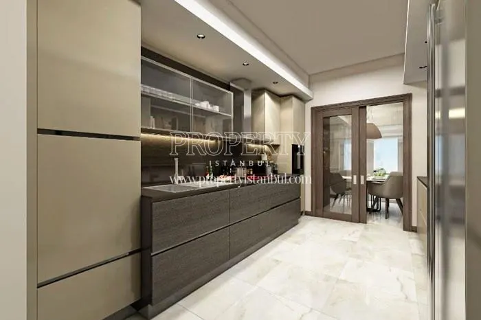 One of the kitchens in Nidapark Kayasehir
