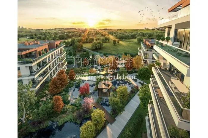 The landscape of Nidapark Kayasehir