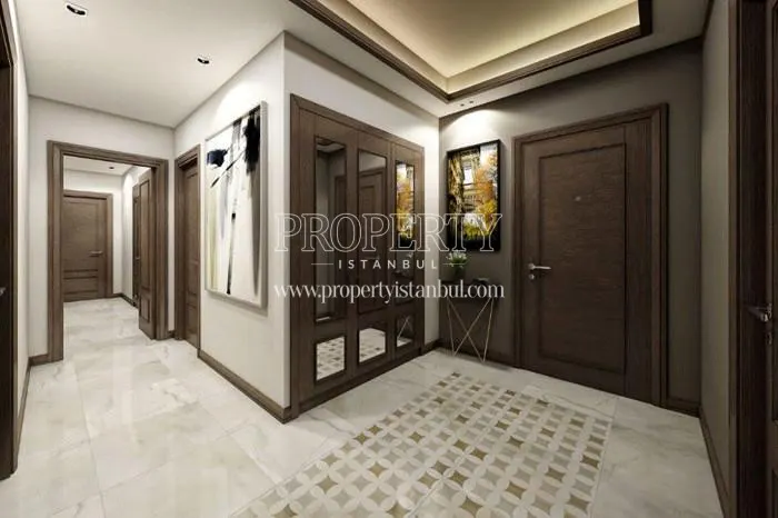 The interior of the apartment in Nidapark Kayasehir
