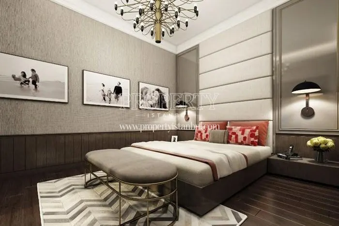 One of the master bedrooms in Nidapark Kayasehir