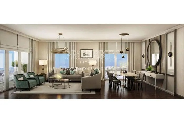 The living room in Nidapark Kayasehir