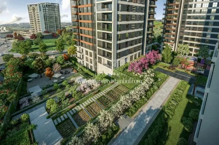 The landscape of the Nidapark Kayasehir compound