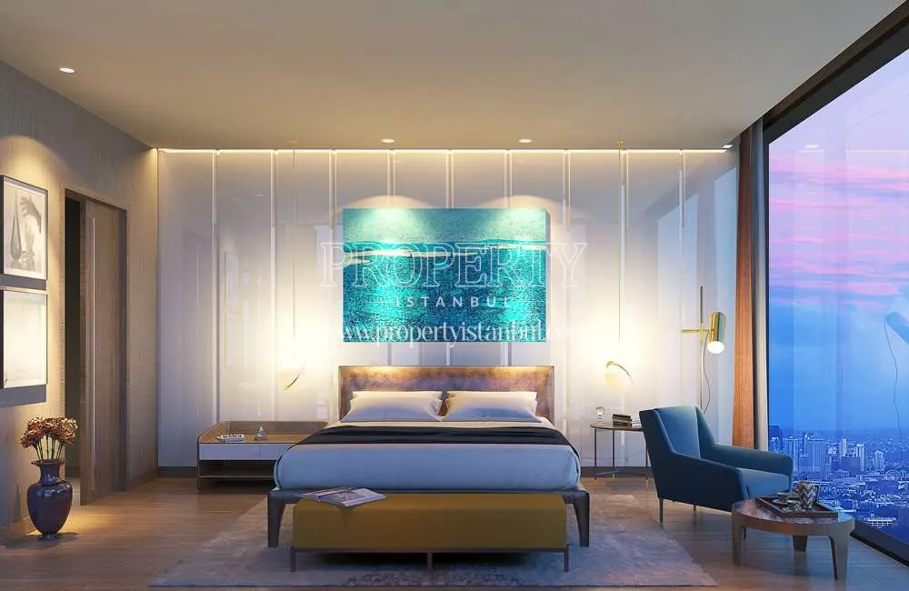 One of the master bedrooms in Nidya Tower