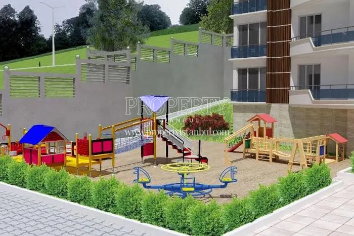 The playground for children in Ninova Park Kartal