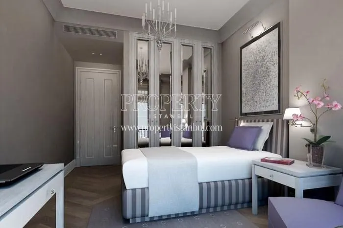 One of the bedrooms in Nisbetiye On