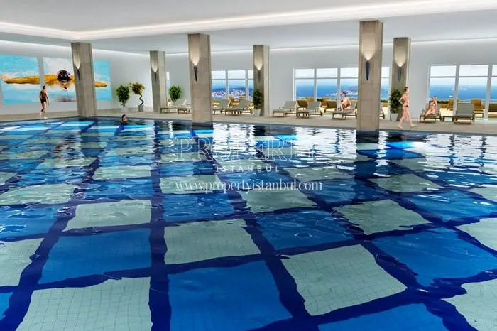 The indoor swimming pool in Nish Adalar Panorama
