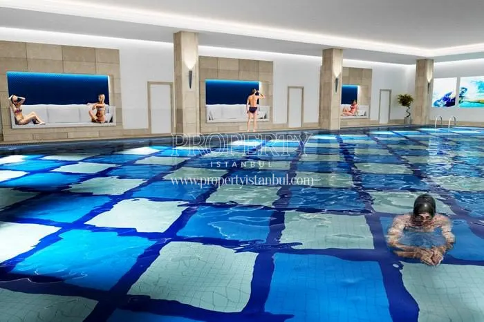 The indoor swimming pool in Nish Adalar Panorama