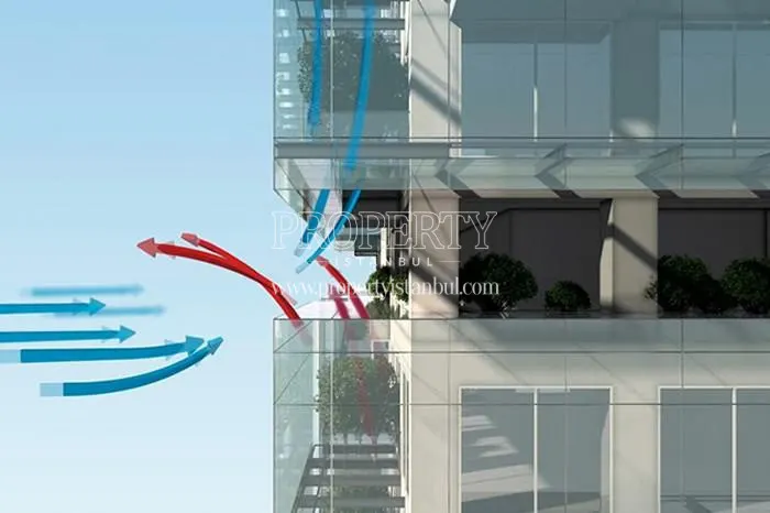 Verdant design of the Nissa O2 Residence tower