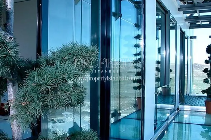 The mountain view from one of the apartments in Nissa O2 Residence