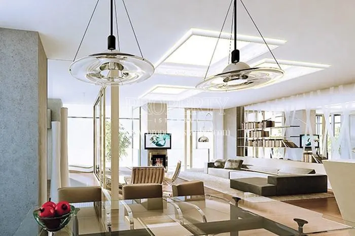 The spacious living room in Nissa O2 Residence