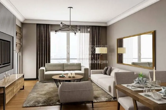 One of the living rooms in Norm Istanbul