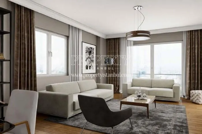 One of the living rooms in Norm Istanbul