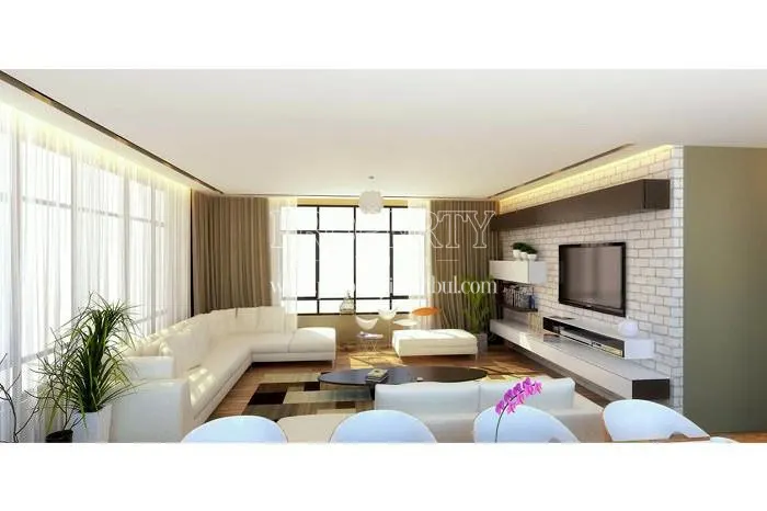 One of the living rooms in Nova Suites Kagithane