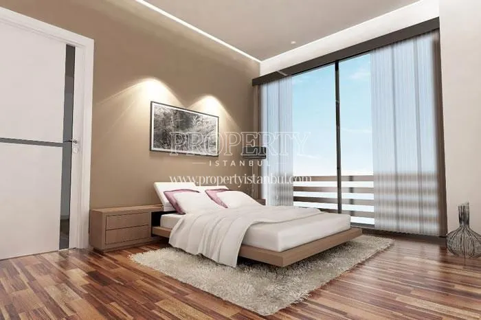 One of the master bedrooms in Nuans Residence
