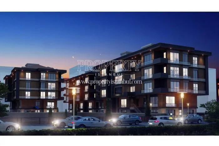 Nur Konaklari homes at night