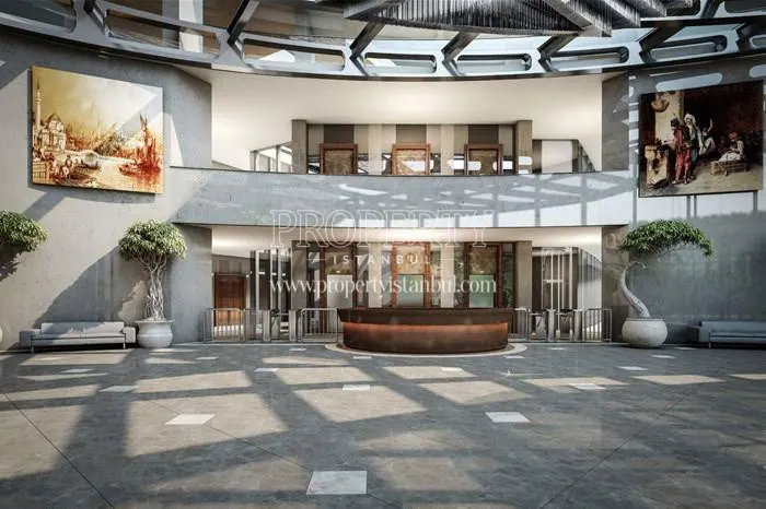 The lobby of Nurol Life Aslantepe