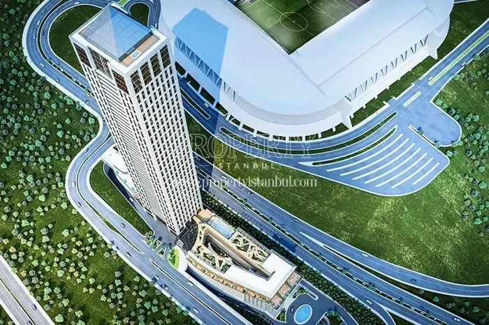 The panoramic view of the Nurol Life Aslantepe project