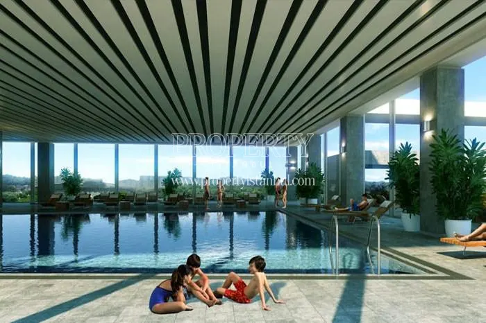 The indoor swimming pool in Nurol Park