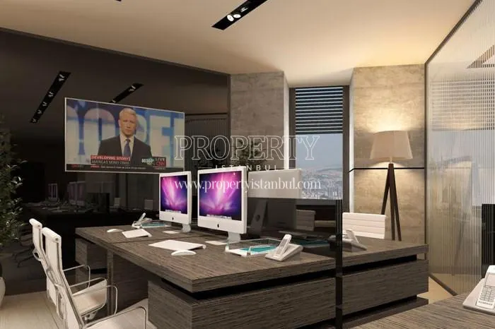 One of the offices in Nurol Tower