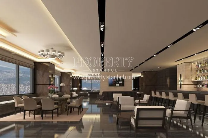 The restaurant in Nurol Tower