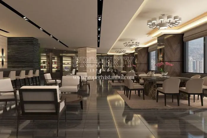 The restaurant in Nurol Tower