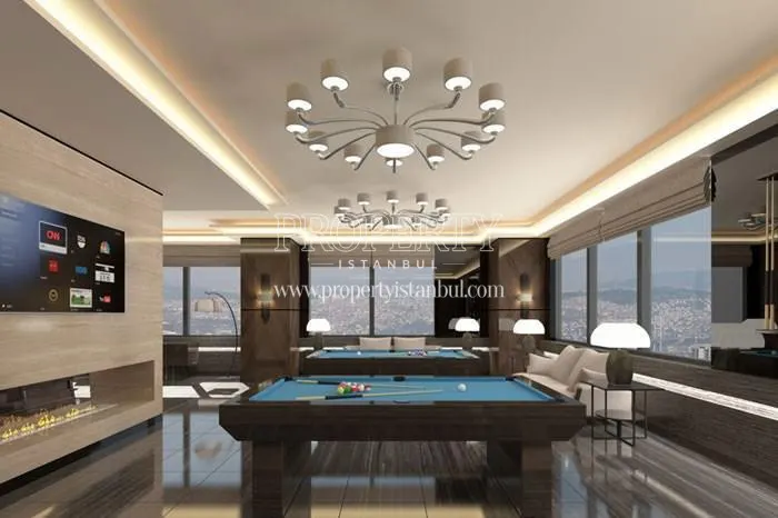 Billiard hall in Nurol Tower