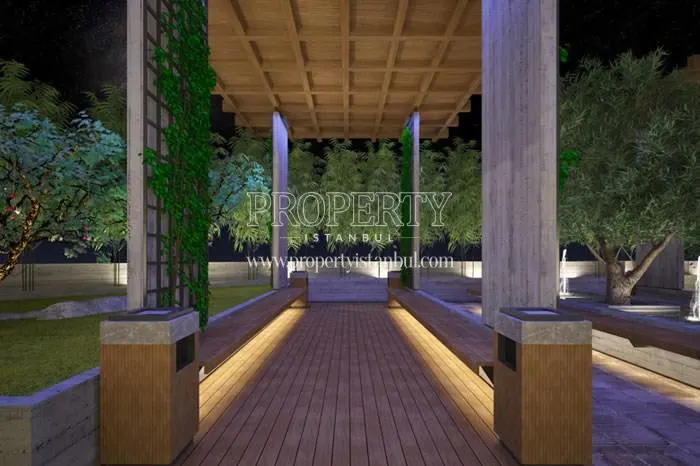 The relaxation areas in Nurol Tower