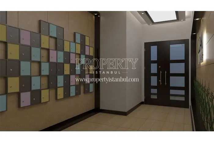 The corridor of the Odak 2049 building