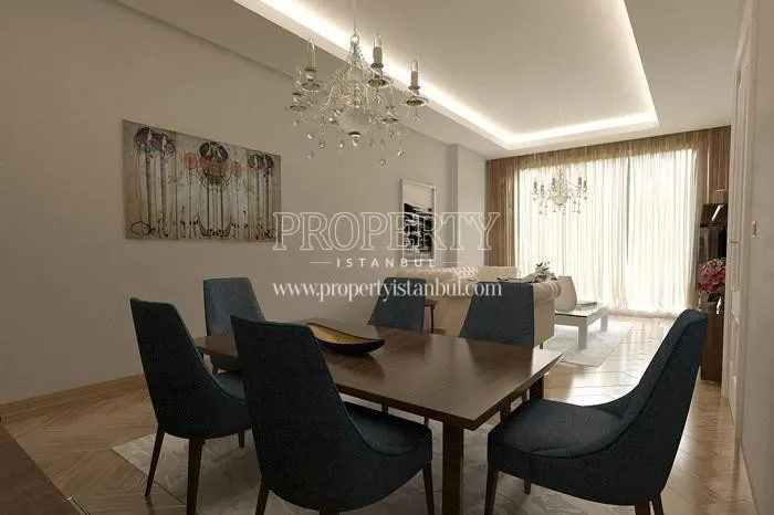 One of the living rooms in the Odak 2049 compound