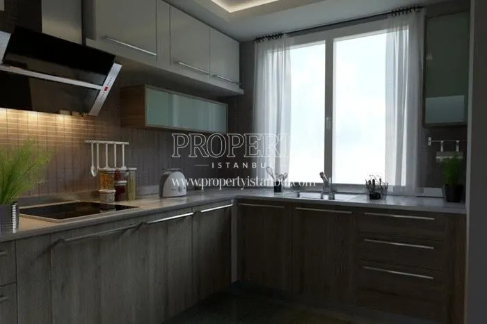 Small kitchen in Odak 2049 homes