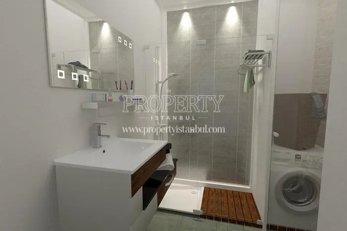 One of the bathrooms in Odak 2049