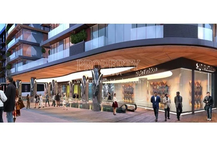 The shopping center under the Ofton Beyoglu building
