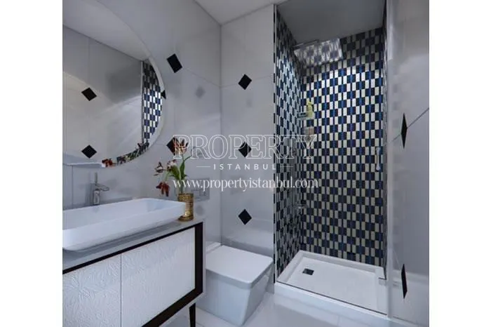 Small bathroom in Ofton Beyoglu