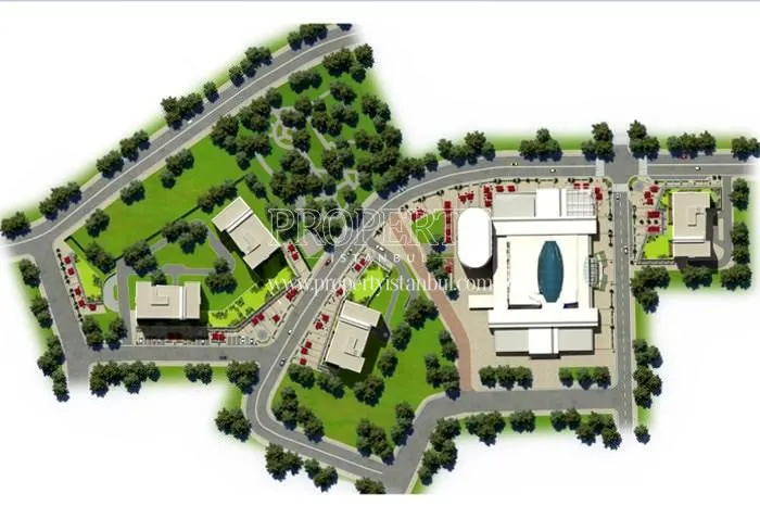 The layout plan of Olimpa Park Konutlari
