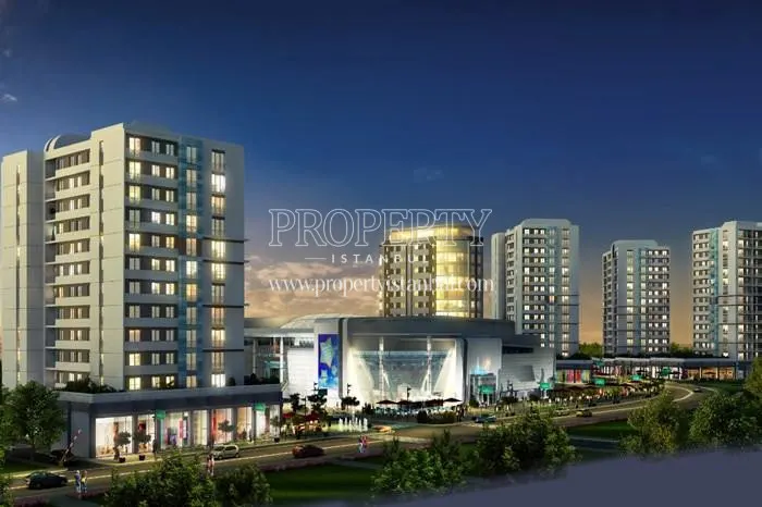 Olimpa Park Konutlari project at night