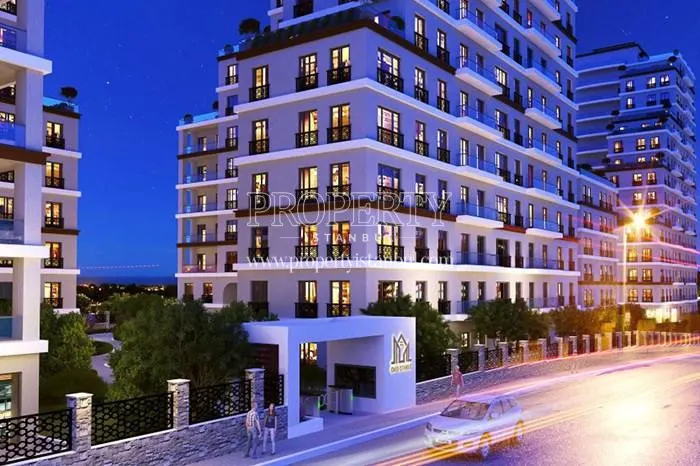 The entrance of the Omur Istanbul compound