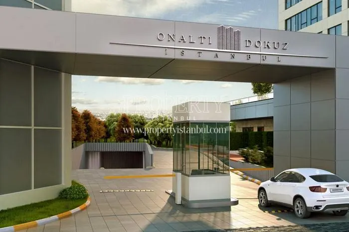 The entrance of the Onalti Dokuz Istanbul compound