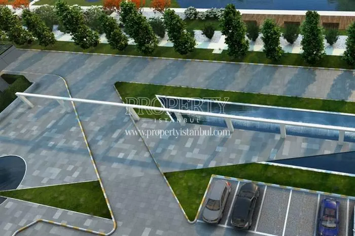 Parking lot in Onalti Dokuz Istanbul