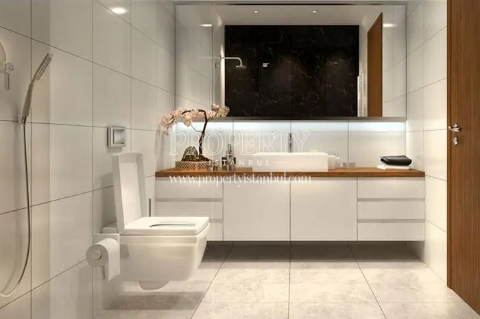 One of the bathrooms in Onalti Dokuz Istanbul