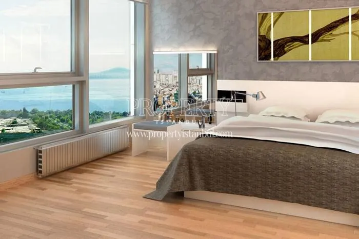 The sea view from Onalti Dokuz Istanbul apartments