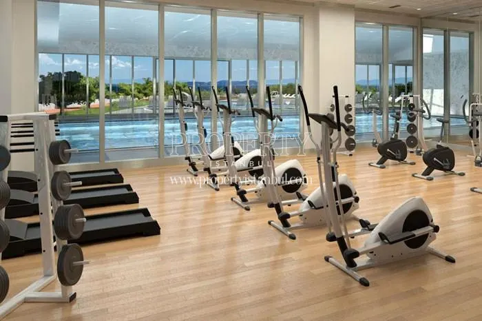 Gym and indoor swimming pool in Onalti Dokuz Istanbul